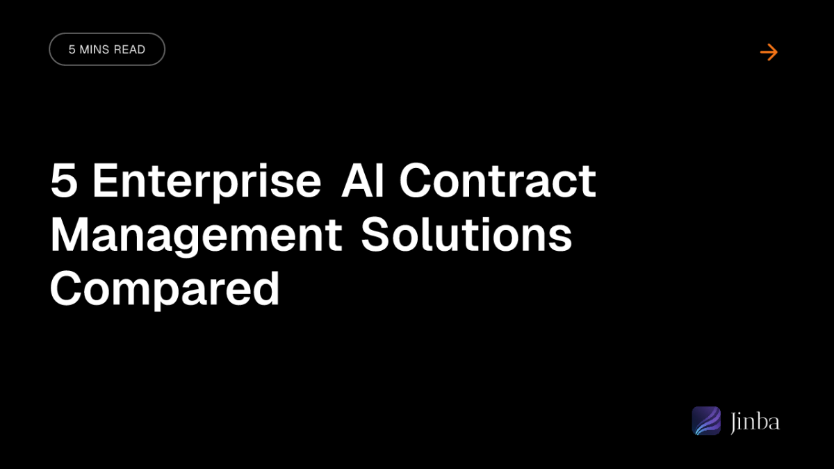 5 Enterprise AI Contract Management Solutions Compared (2026 Guide)
